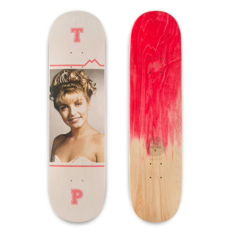 Illustration for article titled The ollies are not what they seem: Twin Peaks gets a skateboard line